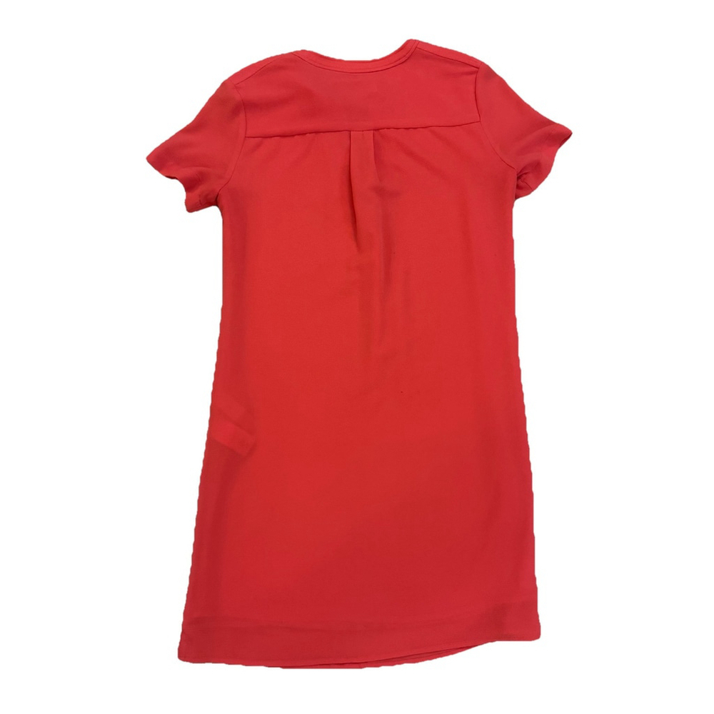 Michael Kors Women's Size:S Mini Dress Short Sleeve Gold Chain Detail Orange Red - Picture 7 of 12